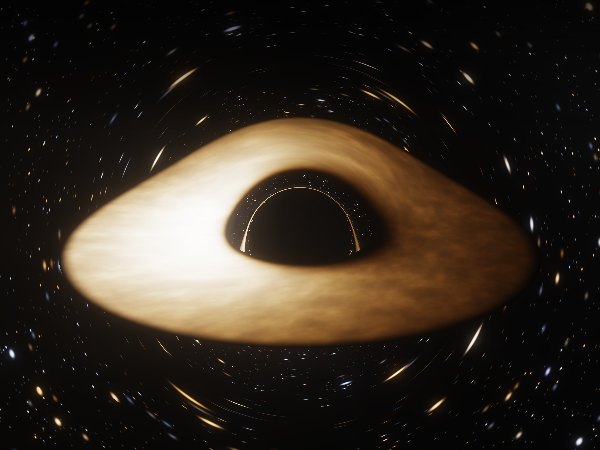 Black hole at inclination 20 degrees