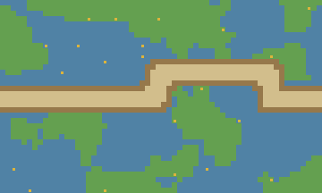 Volcanic badlands biome level preview